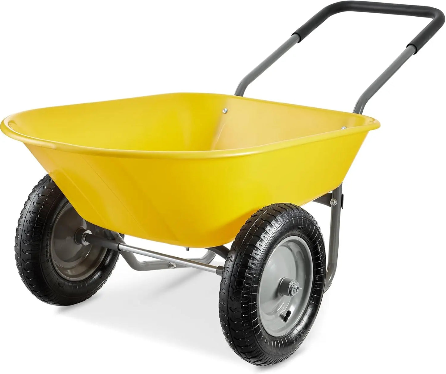 Dual-Wheel Wheelbarrow