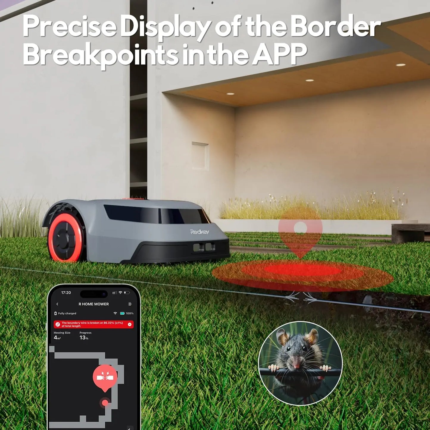 Robotic Lawn Mower for 0.25 Acre