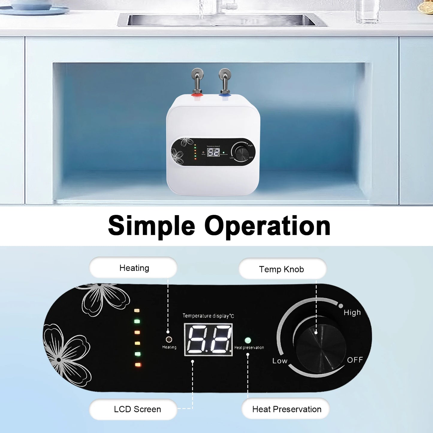 110V On-Demand Electric Water Heater