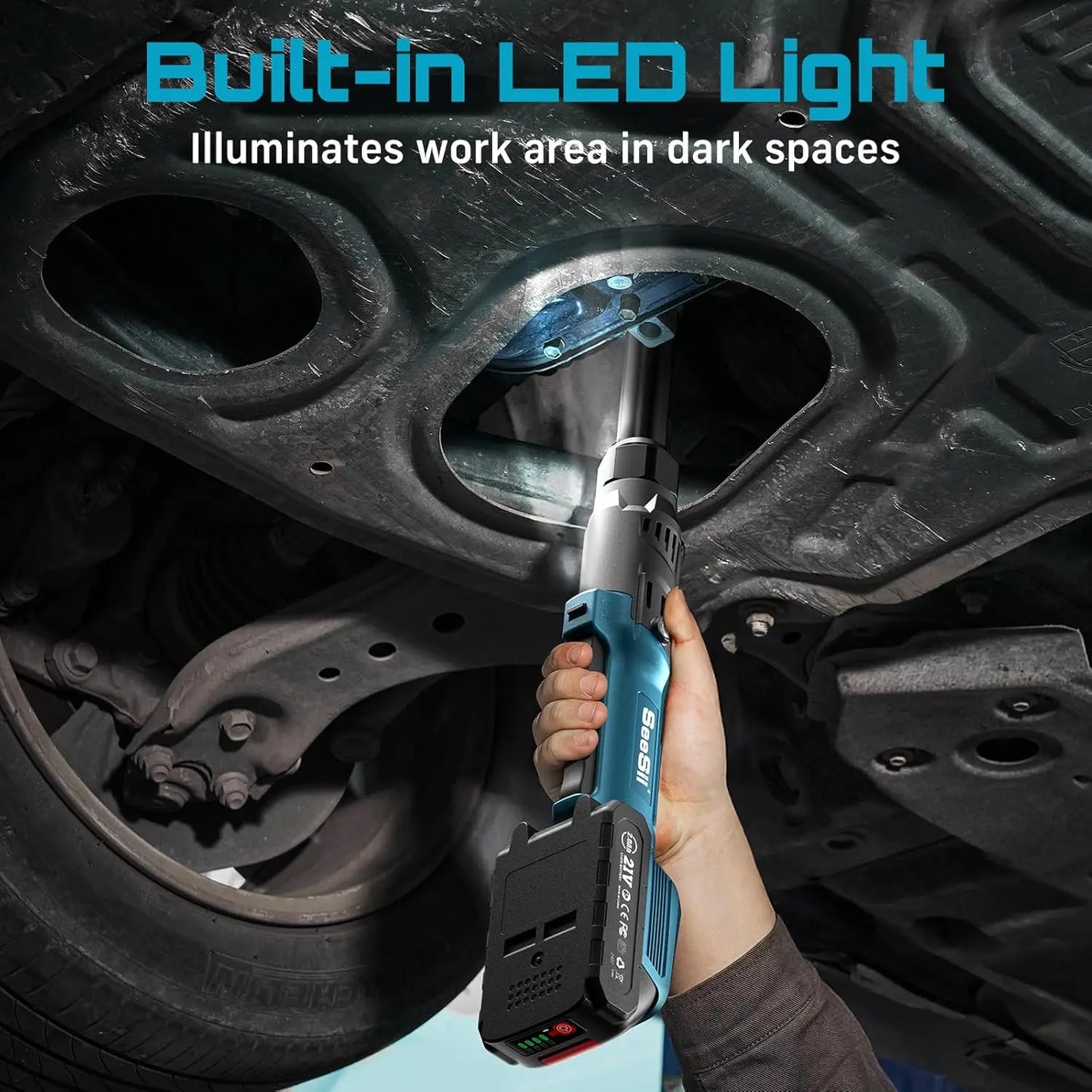 3/8" 21V Cordless Angle Wrench