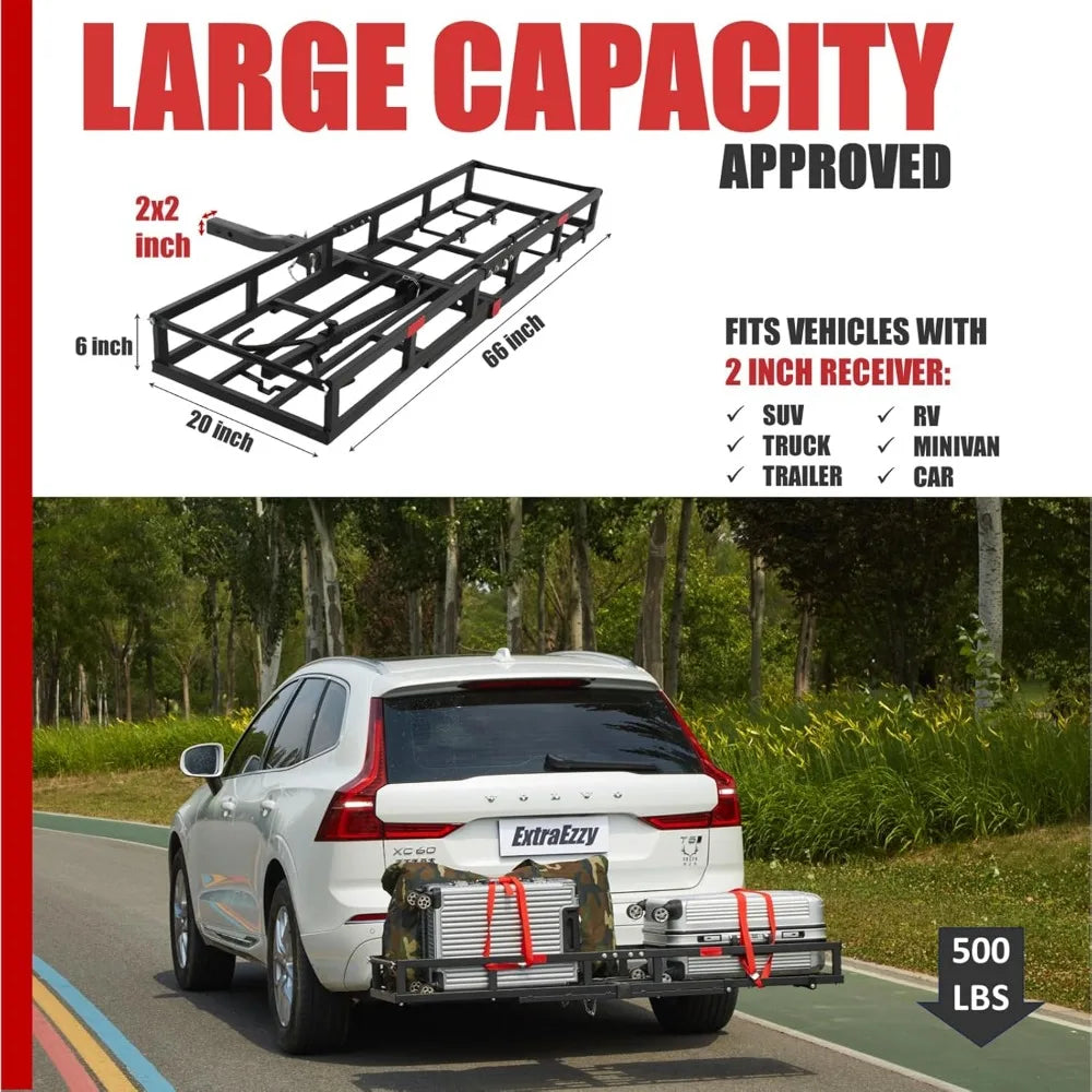 Hitch-Mount Bike Rack for Ebike Heavy-Duty