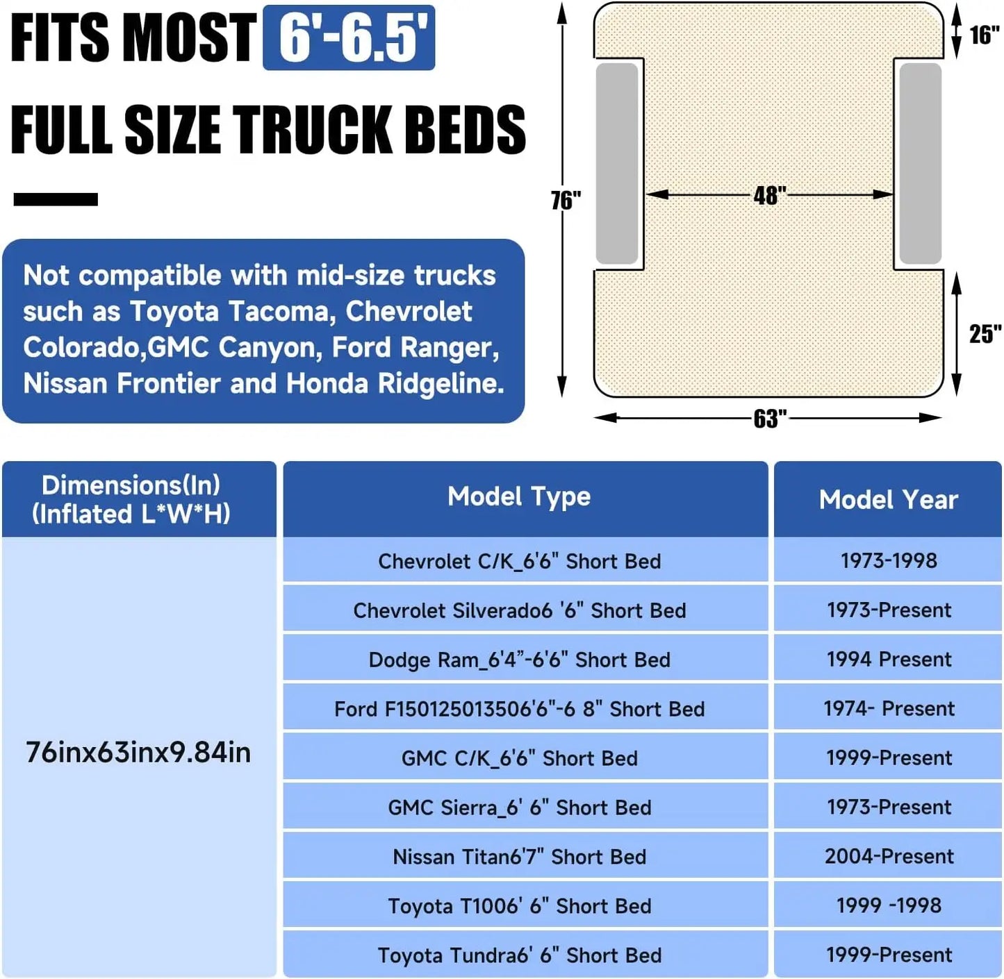Truck Bed Air Mattress