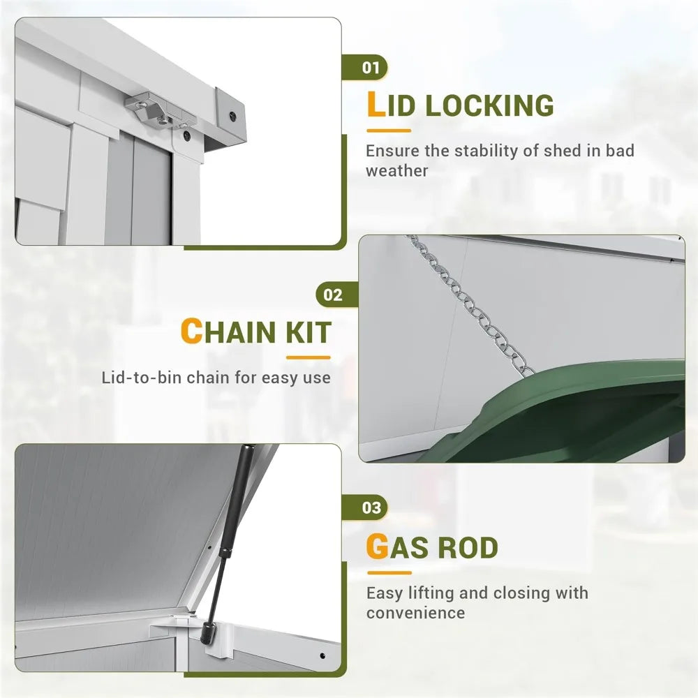 41 Cu.Ft Horizontal Storage Shed