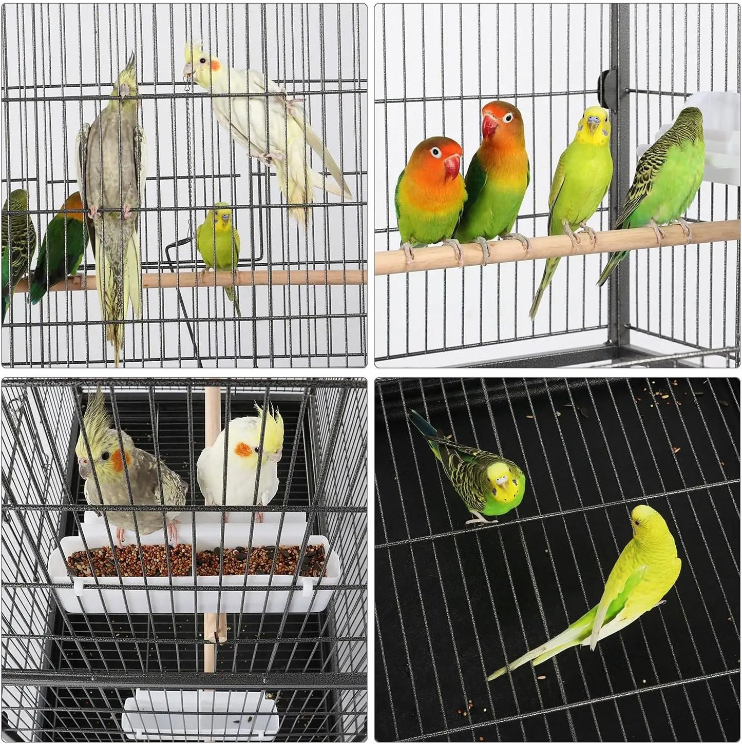 52-inch Wrought Steel Bird Cage