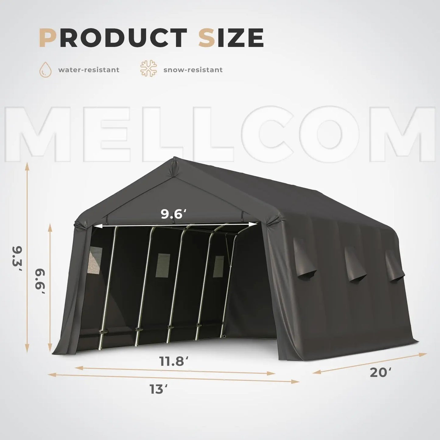 13 x 20 FT Heavy Duty Portable Garage