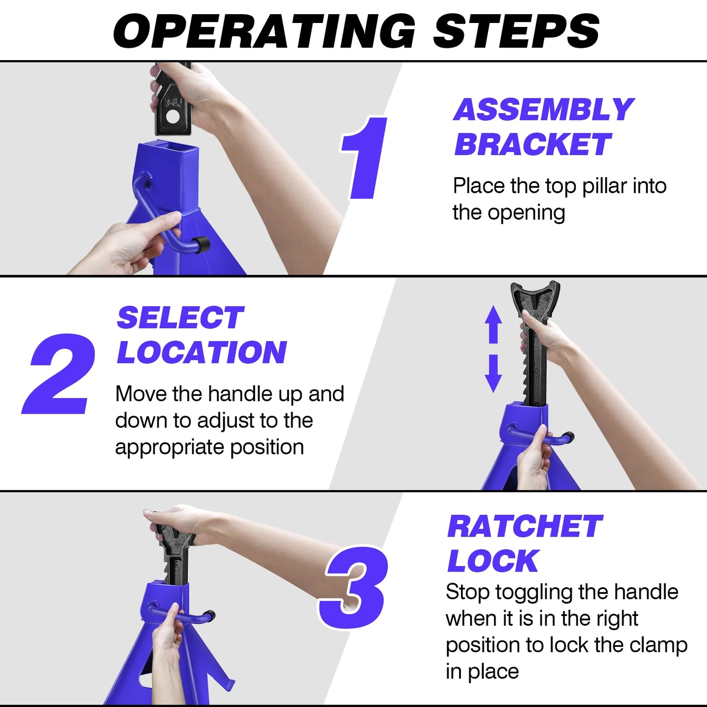 3 Ton Jack Stands