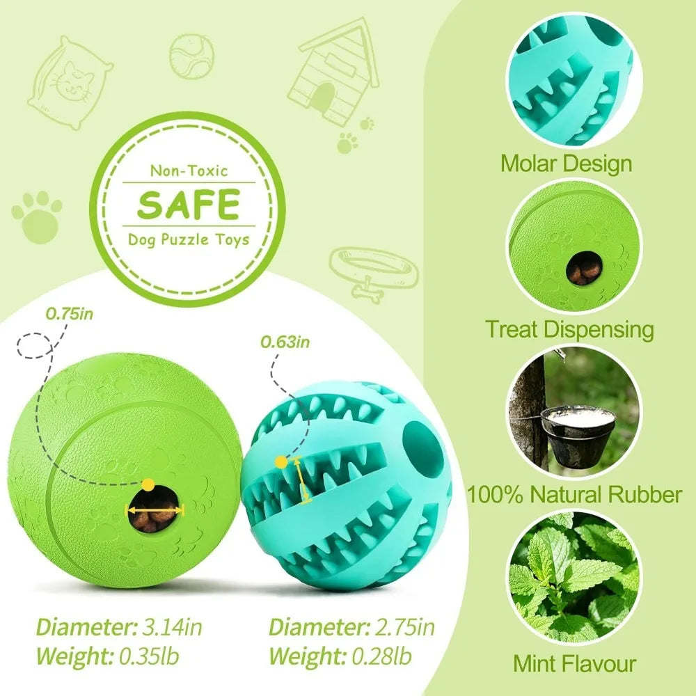 Interactive Dog Toys for Treat Dispensing / Slow Feeder