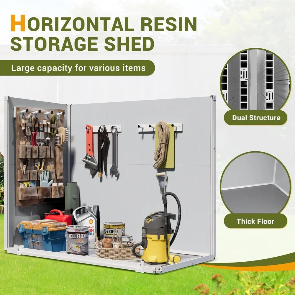 41 Cu.Ft Horizontal Storage Shed