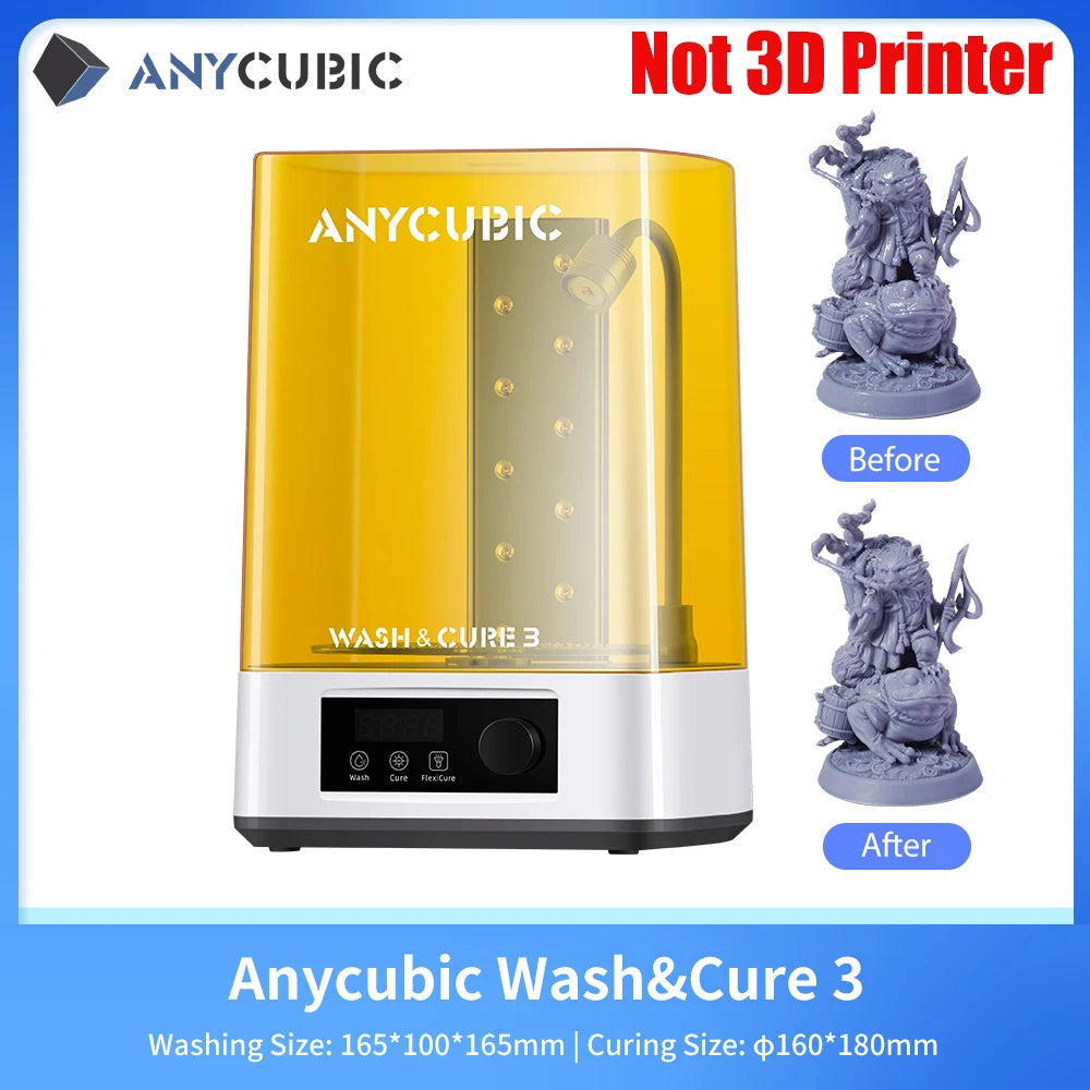 3D Printer High Speed &Wash Cure Machine