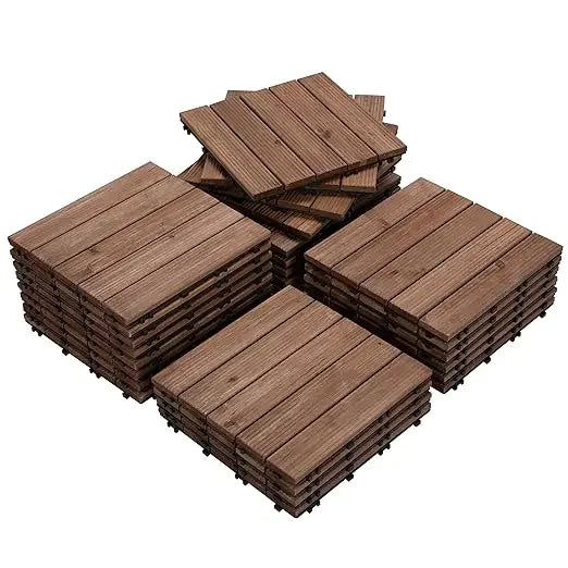 27PCS Interlocking Patio Deck Tiles