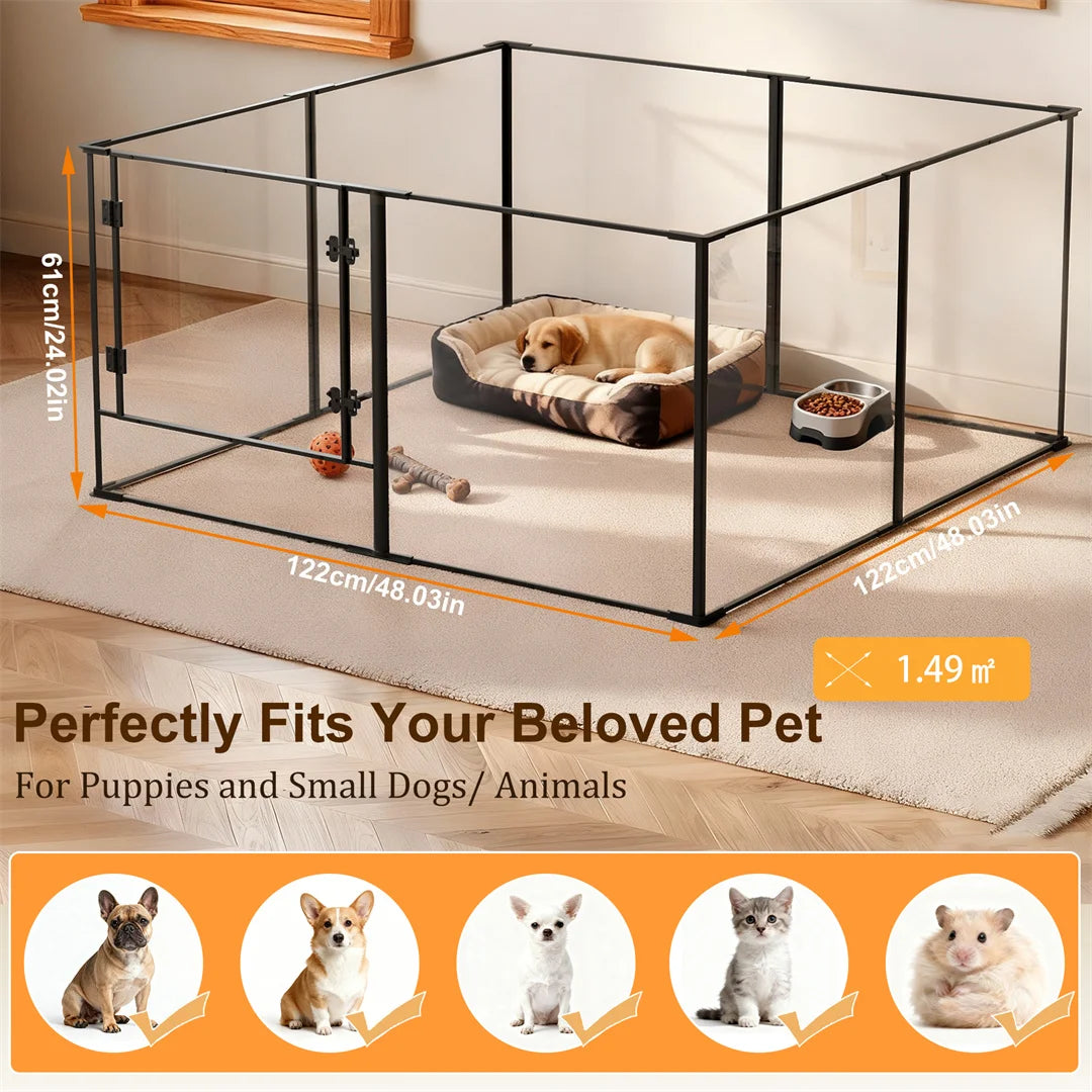 Acrylic Dog Playpen
