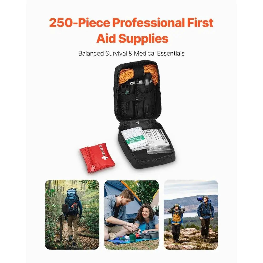 250 Pieces Emergency Medical Trauma Bag