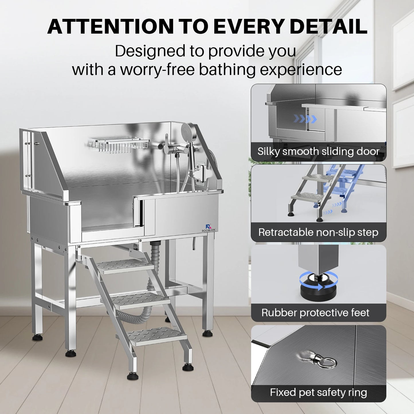 34" Dog Bathing Station