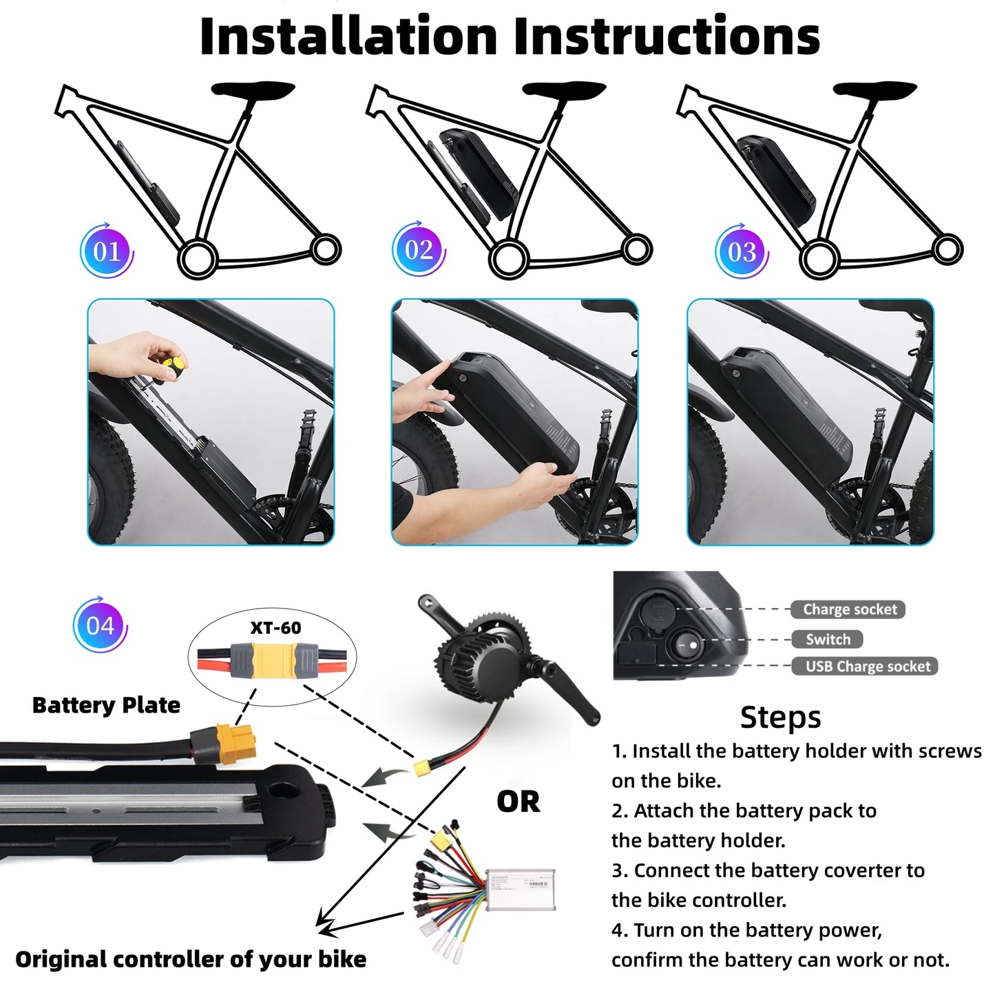 Ebike Battery with Charger