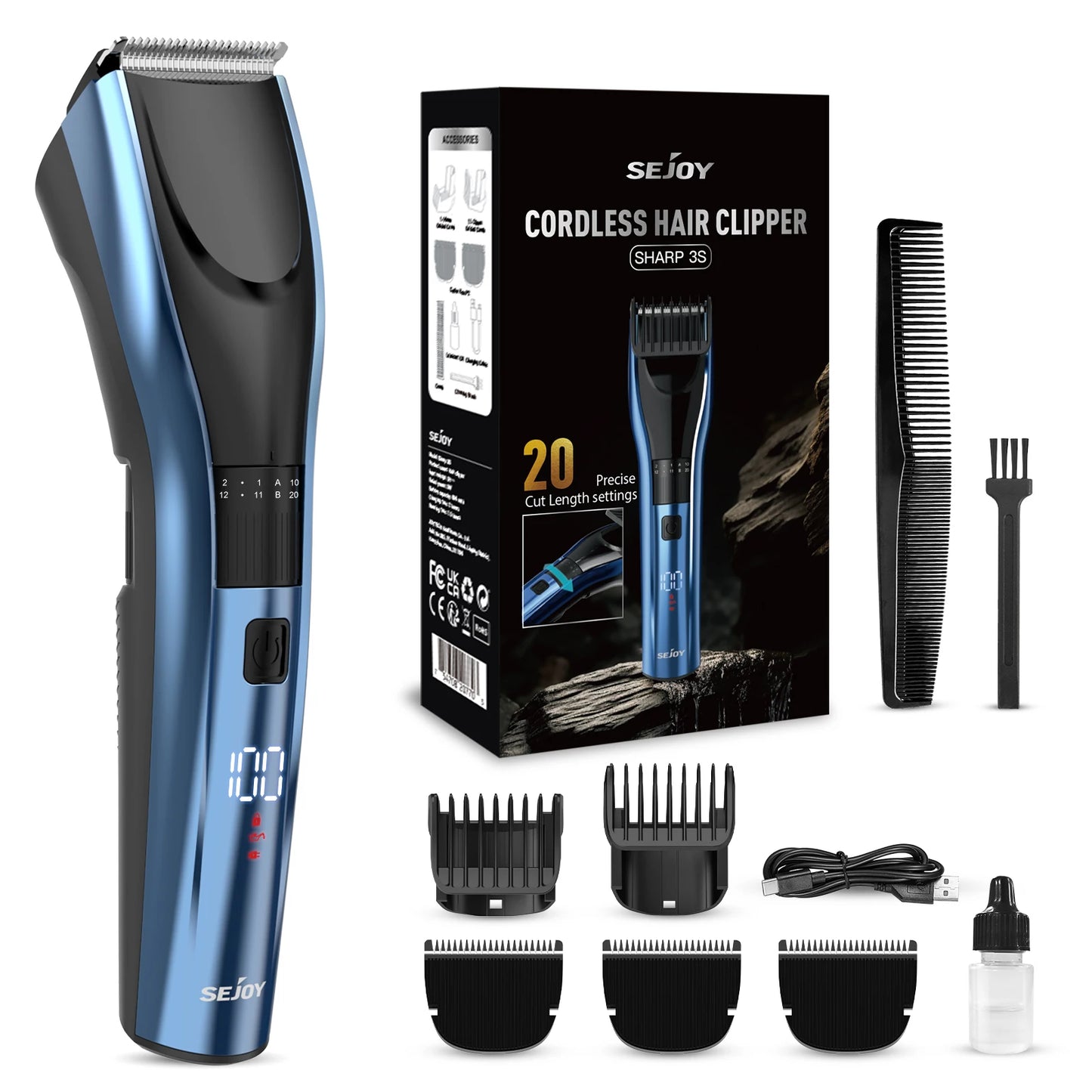 Hair Trimmer Electric for Men Women rechargeable
