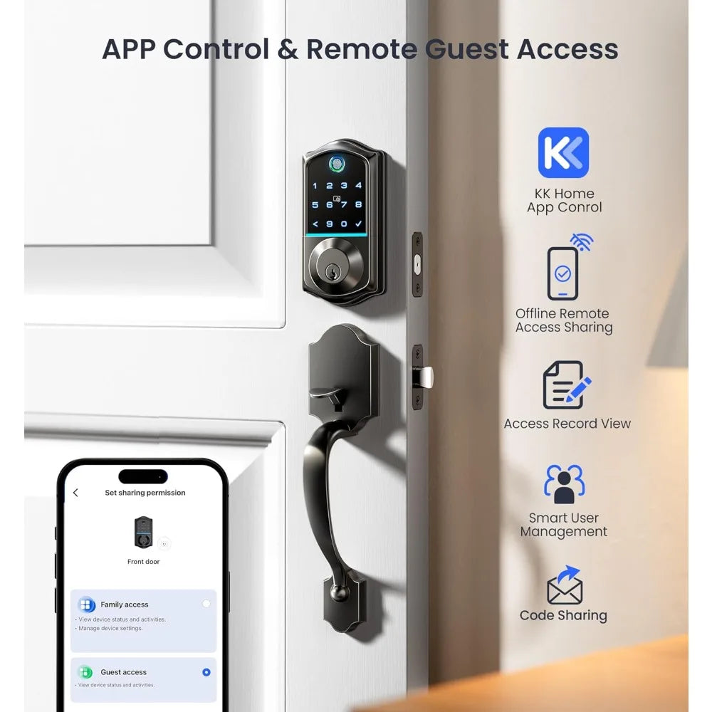 Fingerprint Smart Front Door Lock Set