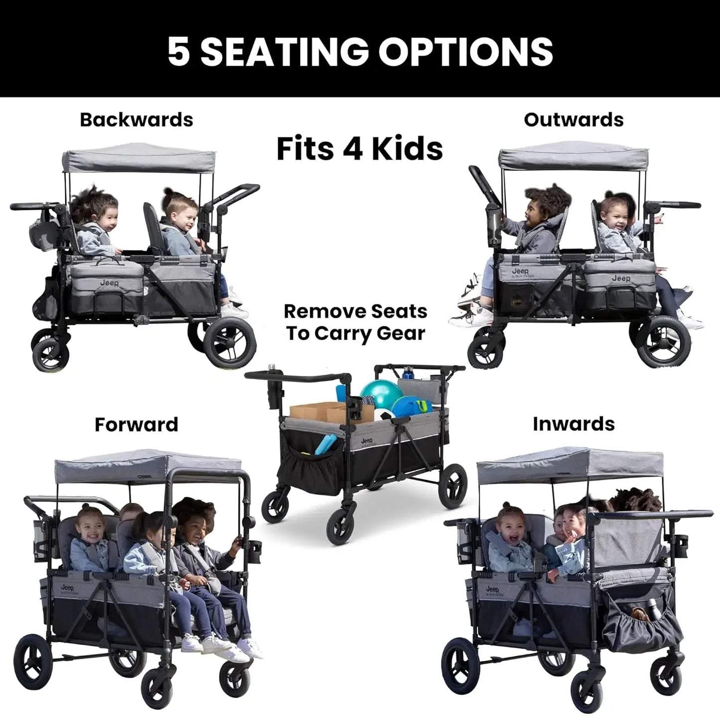 4 Seater Stroller Wagon