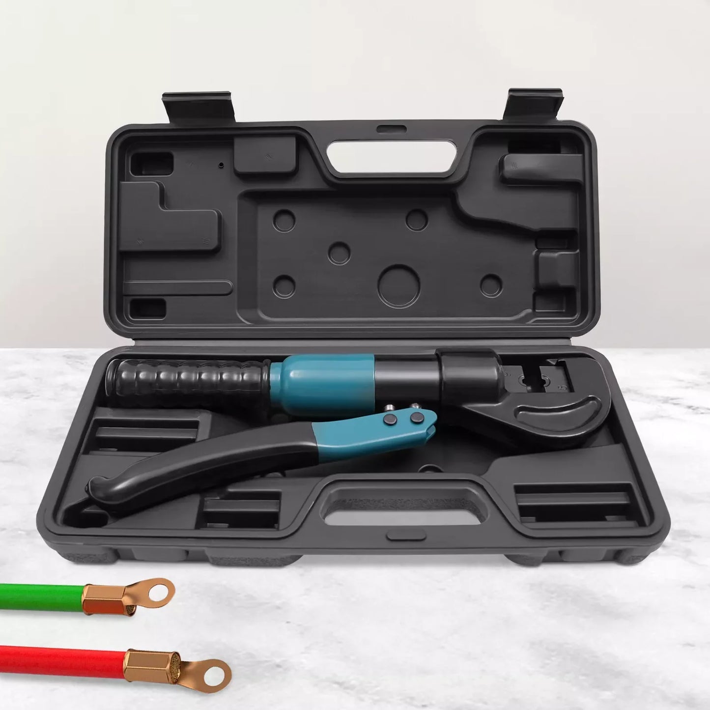 Hydraulic Hand Crimpe Wire Crimping Tool & 1/8" Dies Hydraulic Crimping Crimper