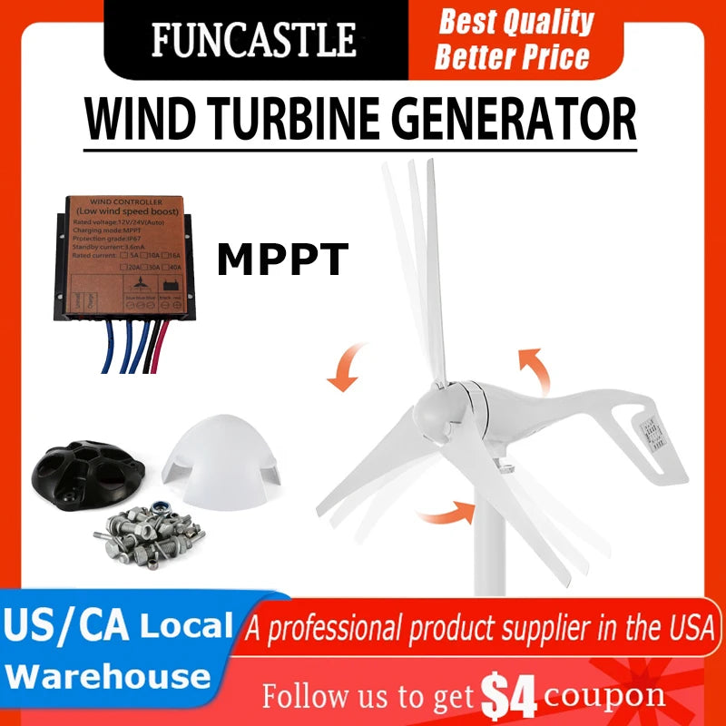 400W Wind Turbine Generator