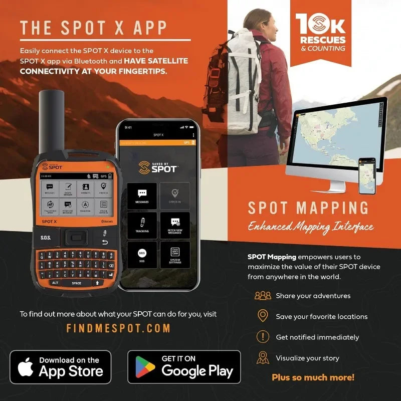 Bluetooth 2-Way Satellite Messenger GPS