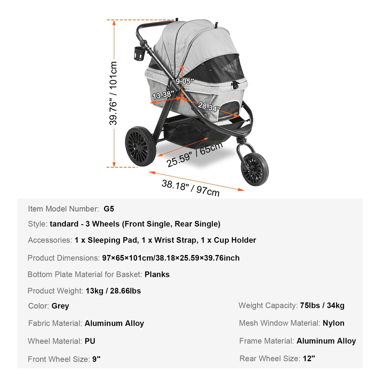 Pet Stroller/Carrier