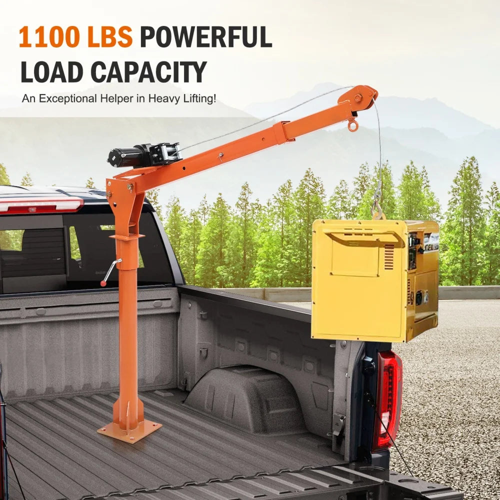 1100LB Truck-Mounted Electric Jib Hoist