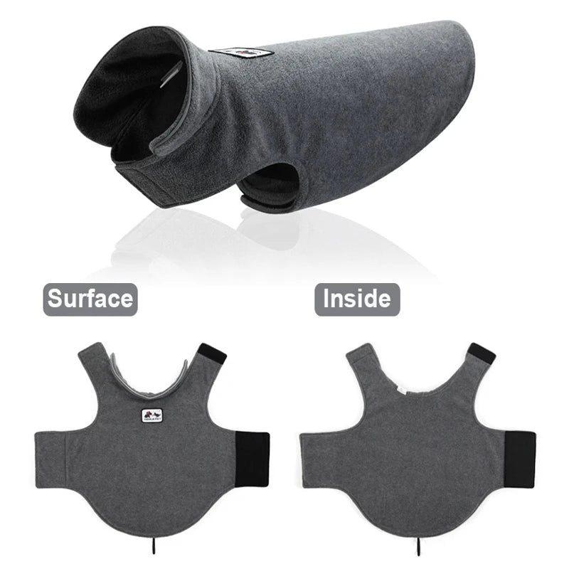 Reflective Dog Fleece Jacket