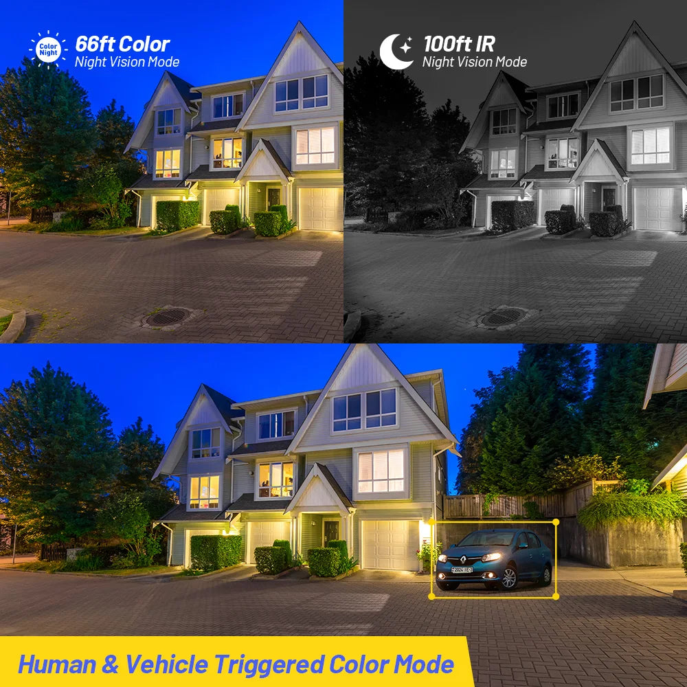 4K Smart Dual Light Network Camera Built-in Mic Motion detection