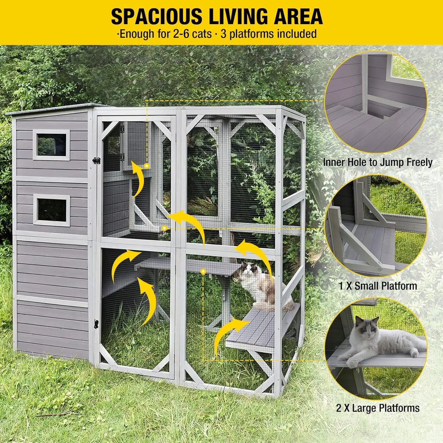 Catio 4 Tiers Cat Enclosures