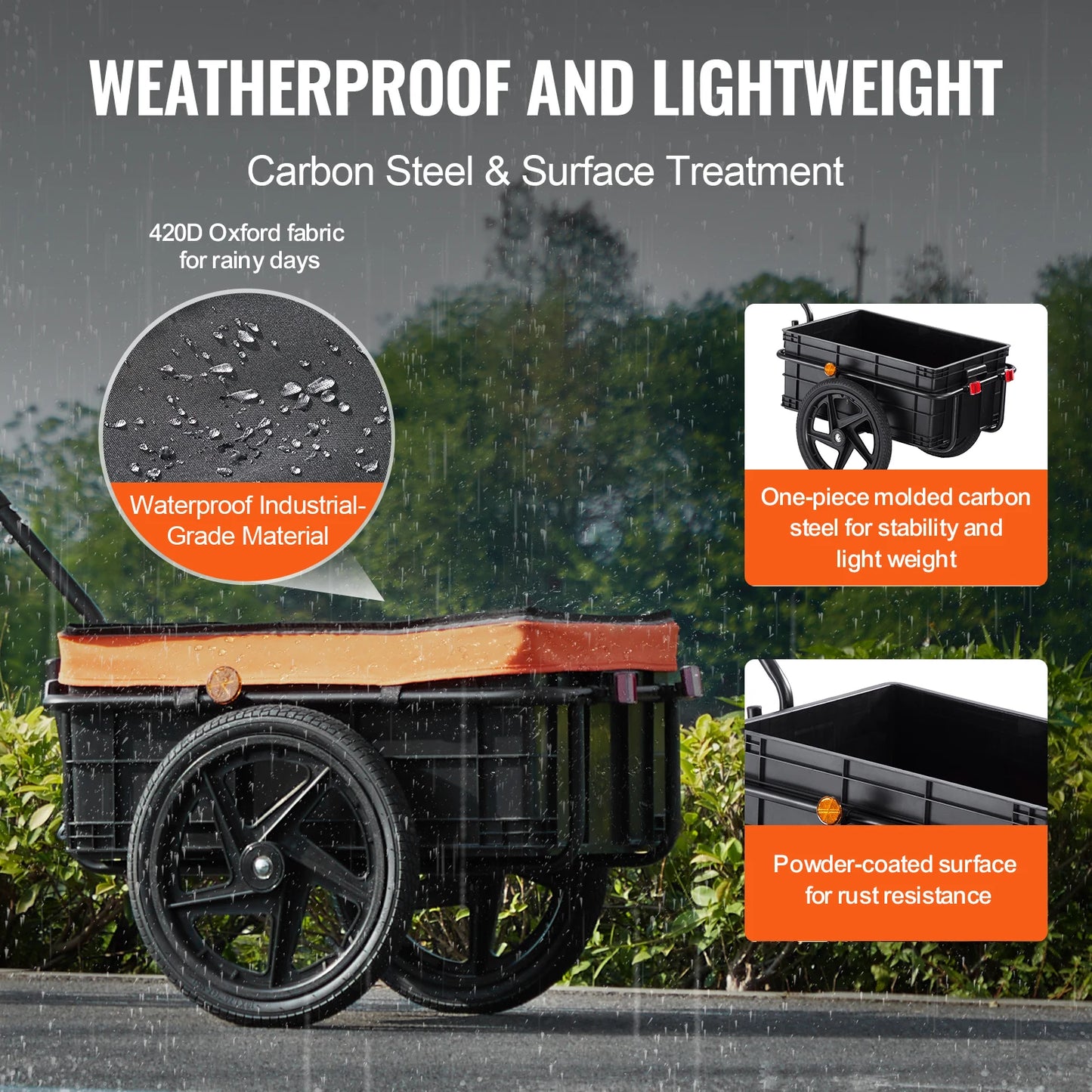 88Lbs Bike Cargo Trailer
