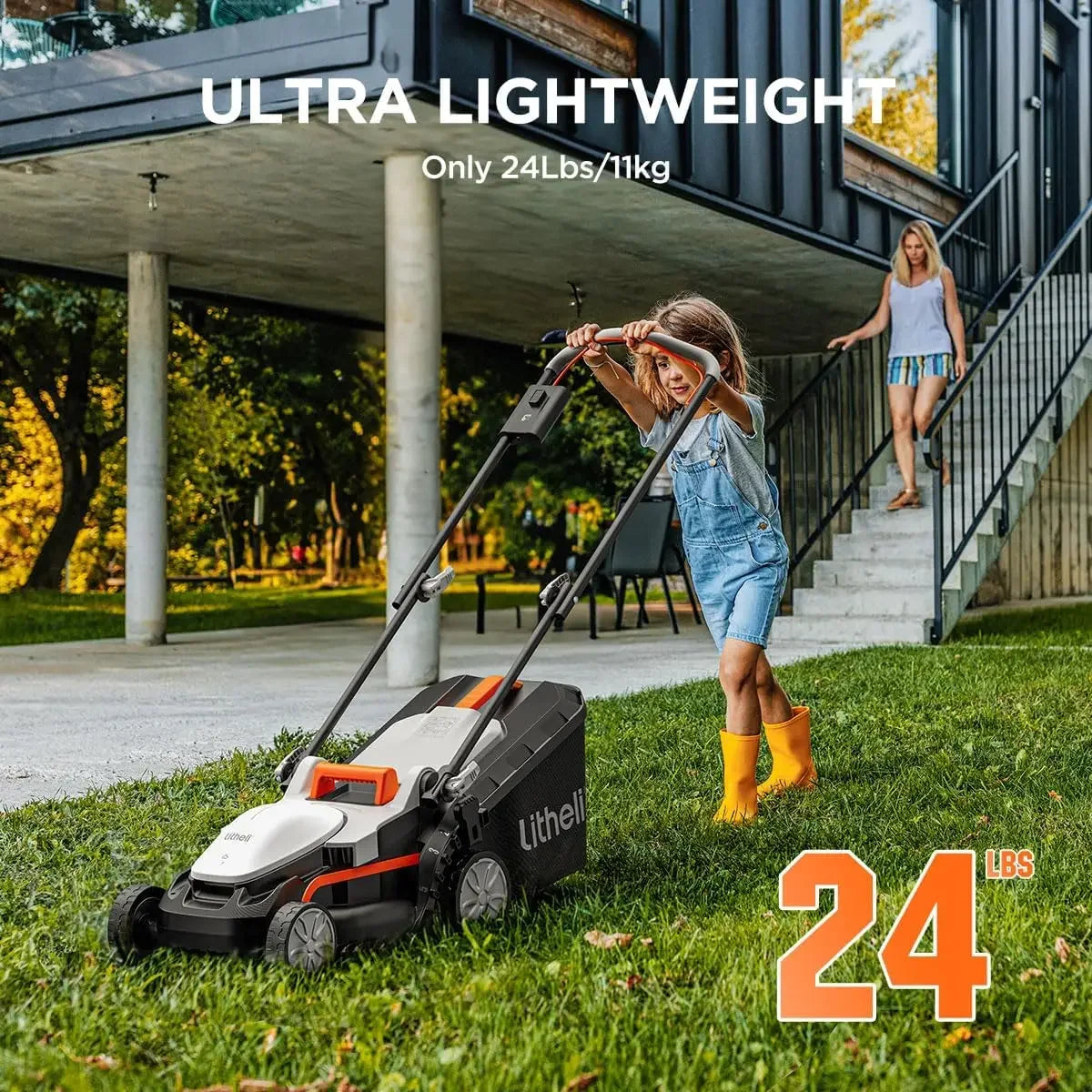 Cordless Lawn Mower 13 Inch 20V