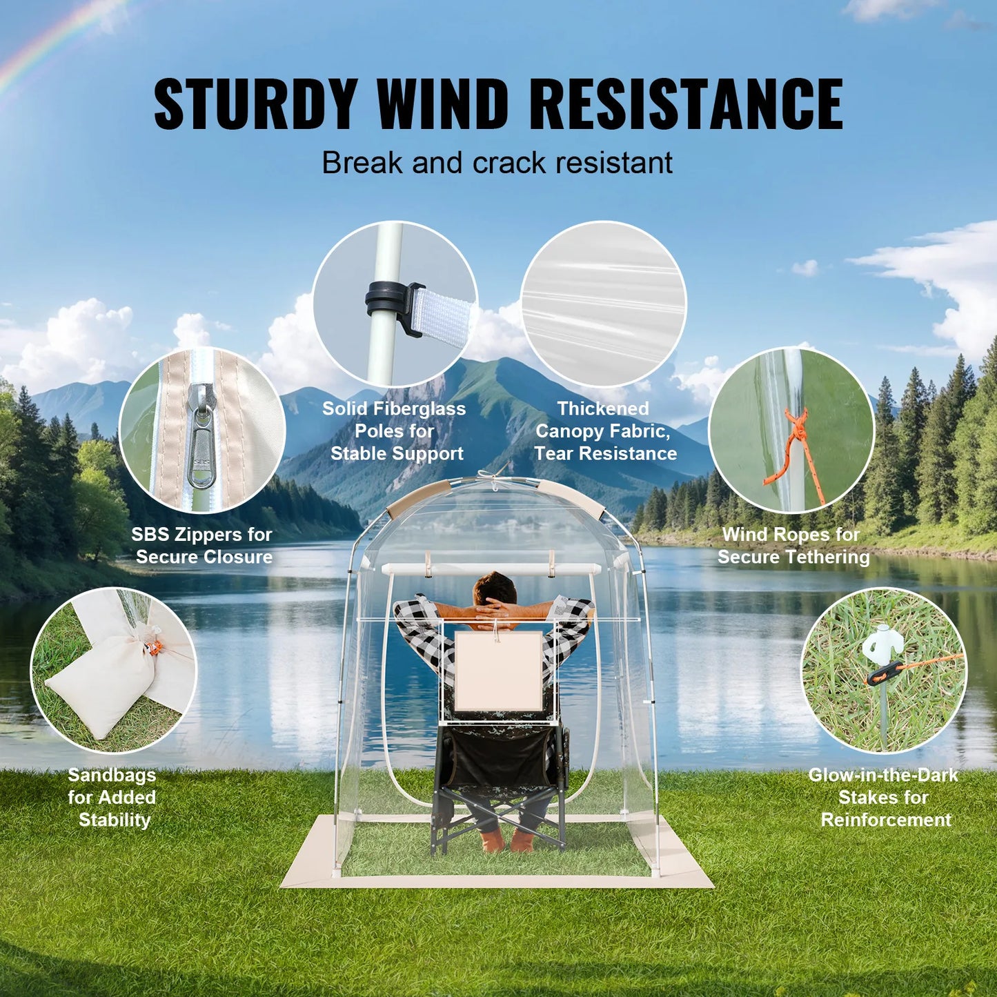 1 Person Clear Bubble Tent
