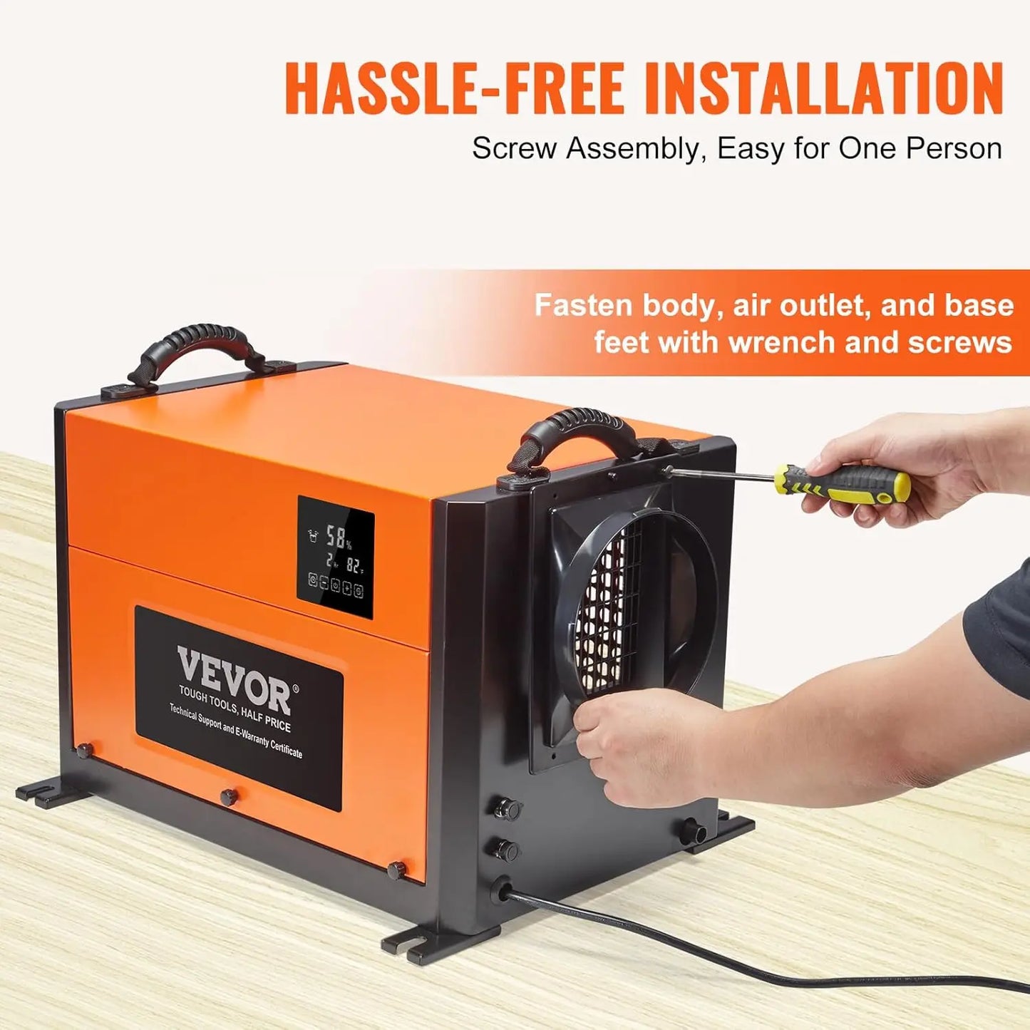 125 Pints Dehumidifier with Drain Hose