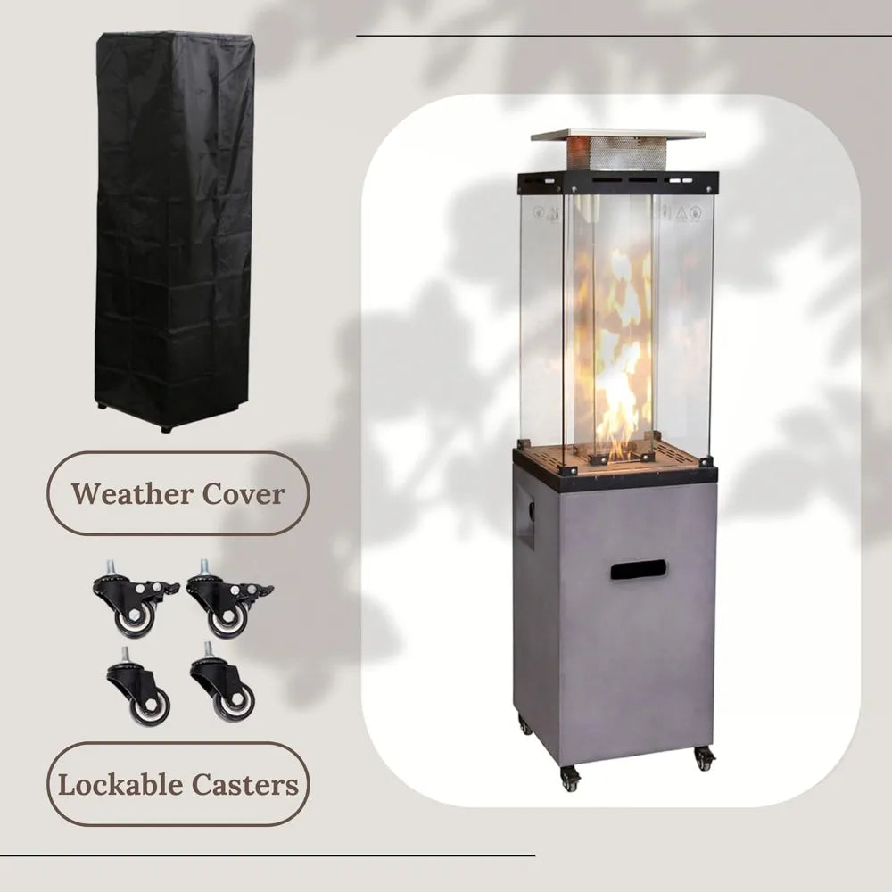 Patio Propane Heater with Weather Cover