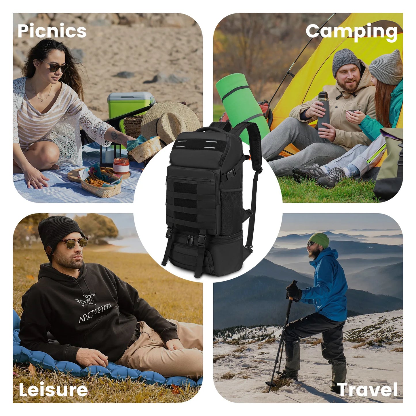 Insulated Backpack Lunch Bag