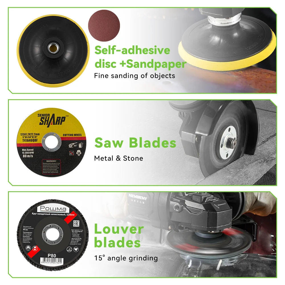 Electric Angle Grinder Cordless