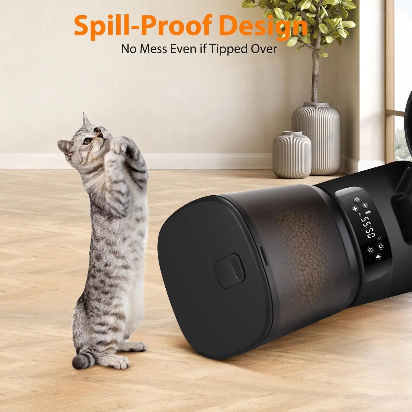 Automatic Pet Feeder for Two Cats