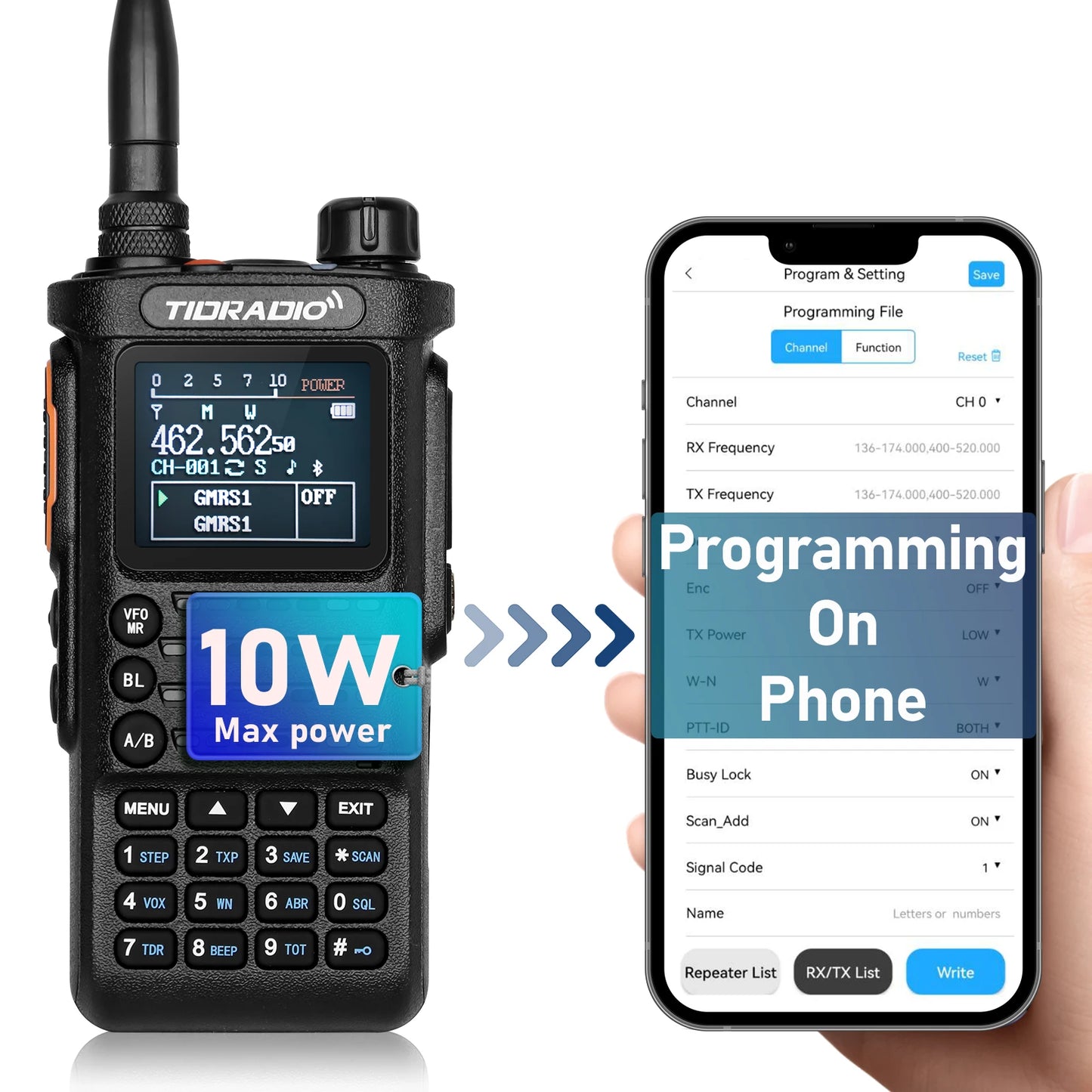 10W Profession Walkie Talkie Long Range Emergency Radio