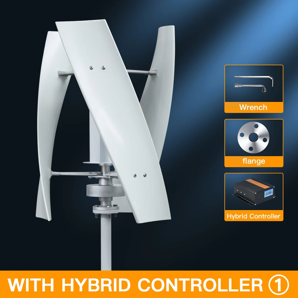 5000W 10000W Vertical Wind Turbine 12V/24V/48V