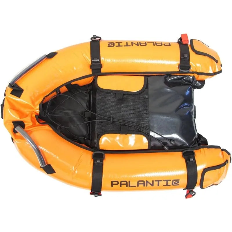 Float Boat with Dive Flag & Air Pump, Orange