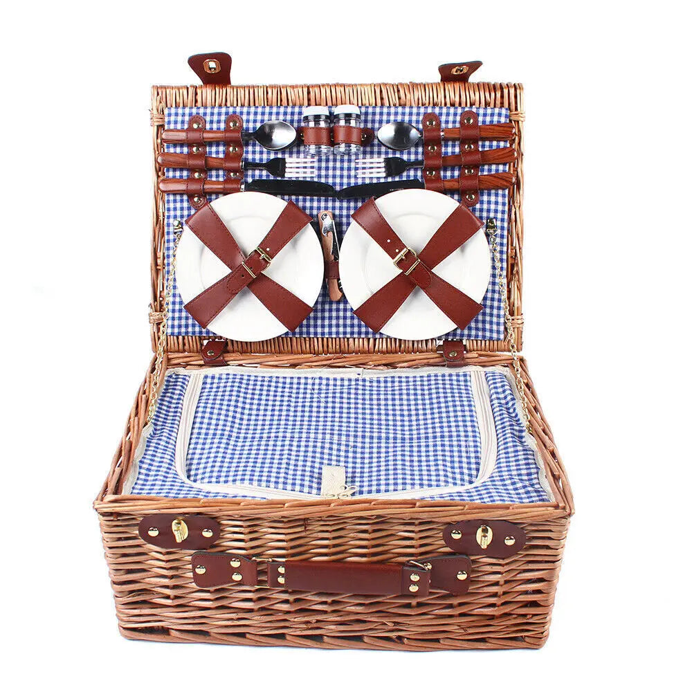 Picnic for 4 Basket with Utensils