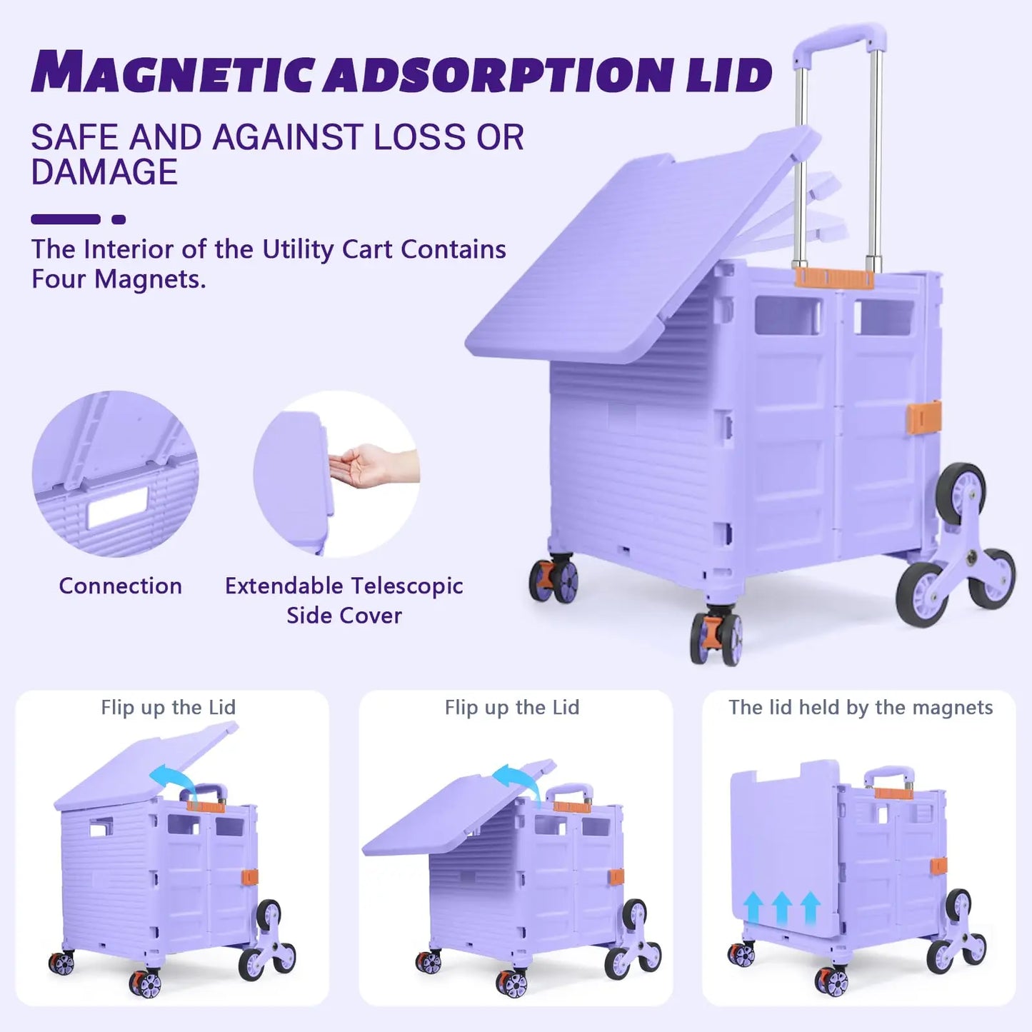 Large Capacity Foldable Utility Cart