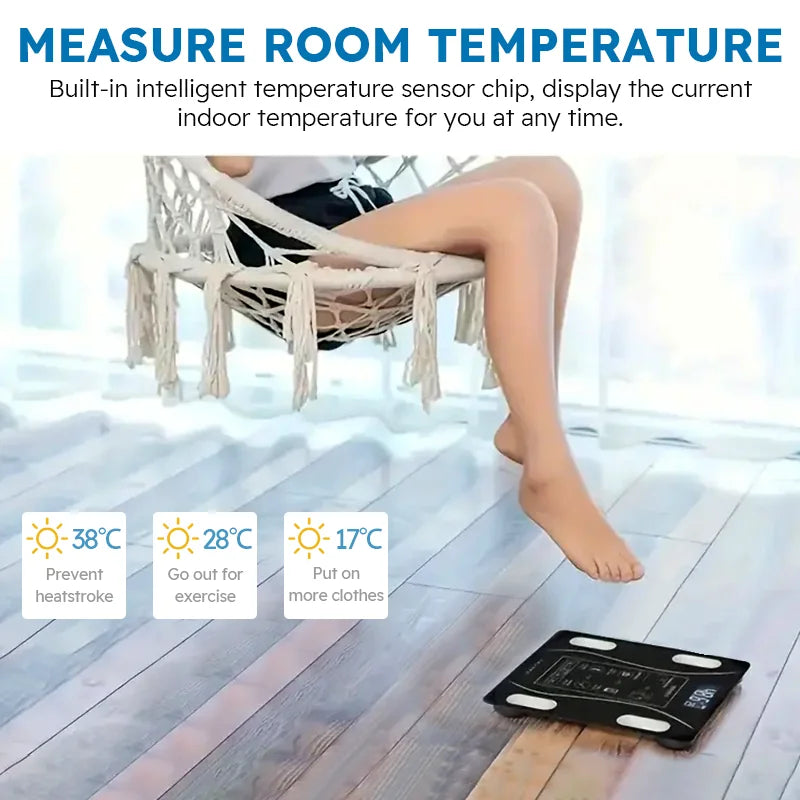 Smart LED Digital Bathroom Weight Scale