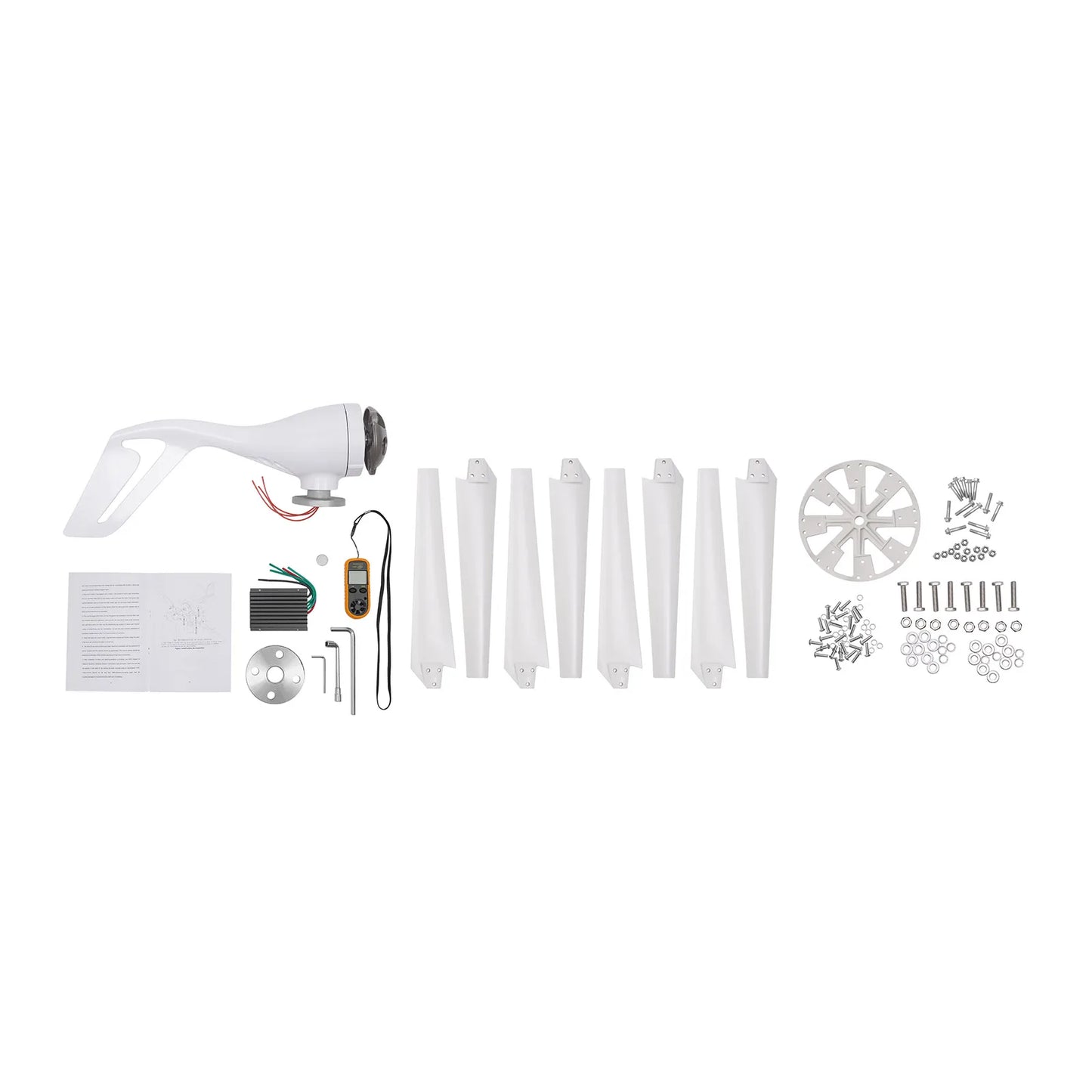600W 8 Blades Wind Turbine Generator Kit
