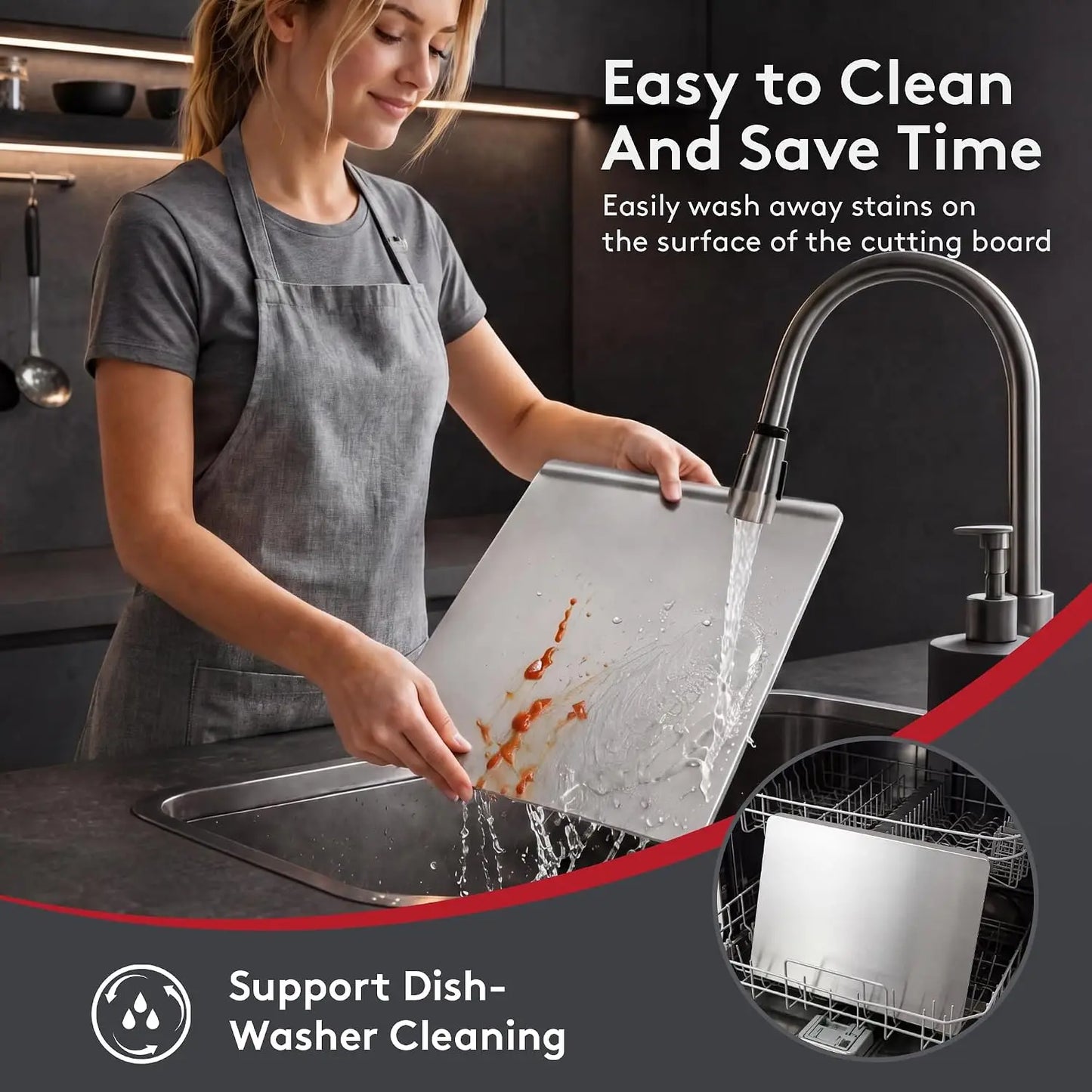 Titanium Cutting Board for Kitchen