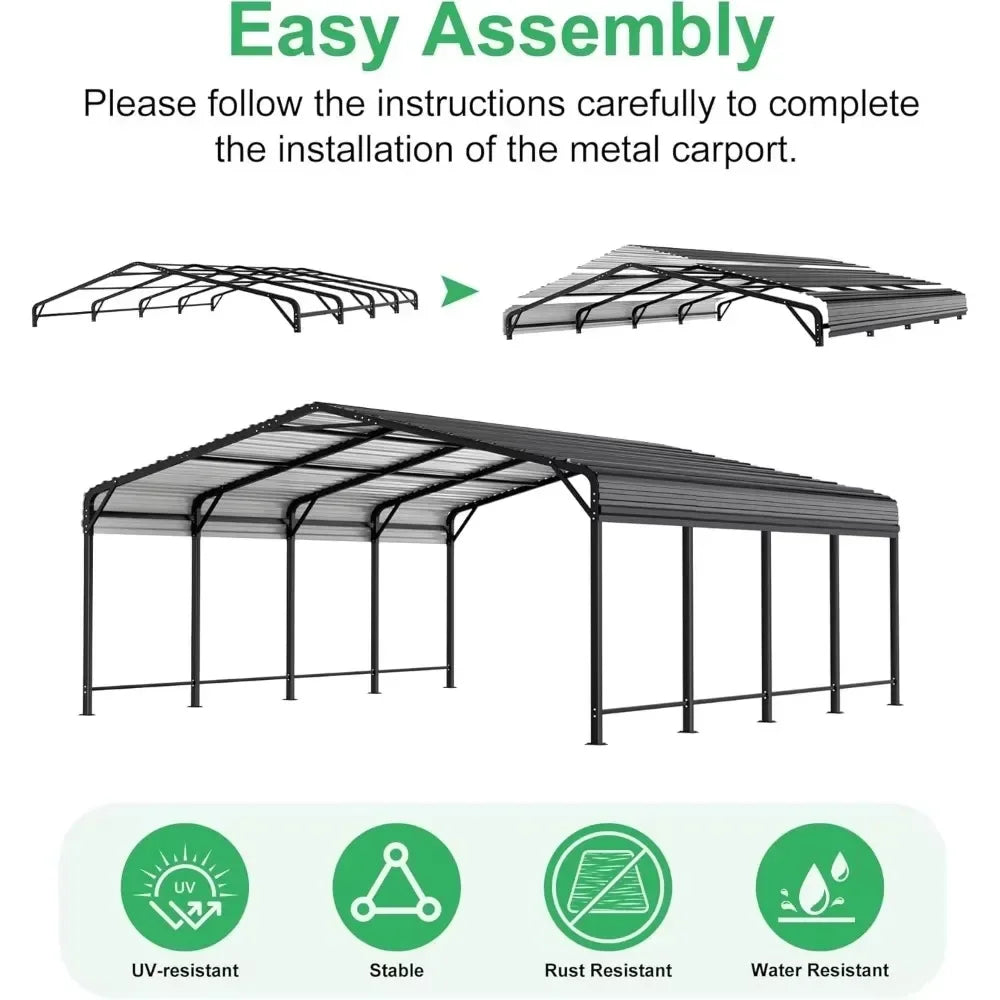 20x20 FT Metal Carport