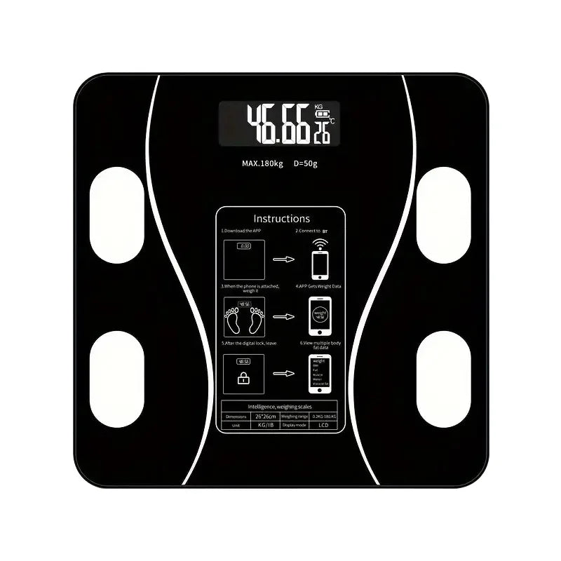 Smart LED Digital Bathroom Weight Scale