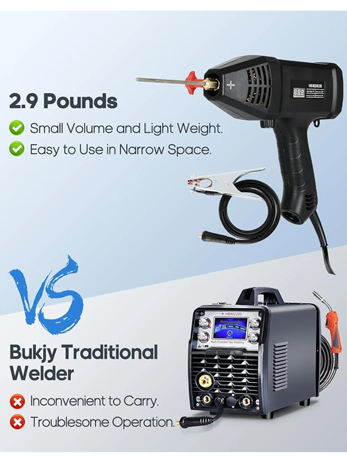 110V Portable ARC Welding Machine 20-200Amp Digital Display