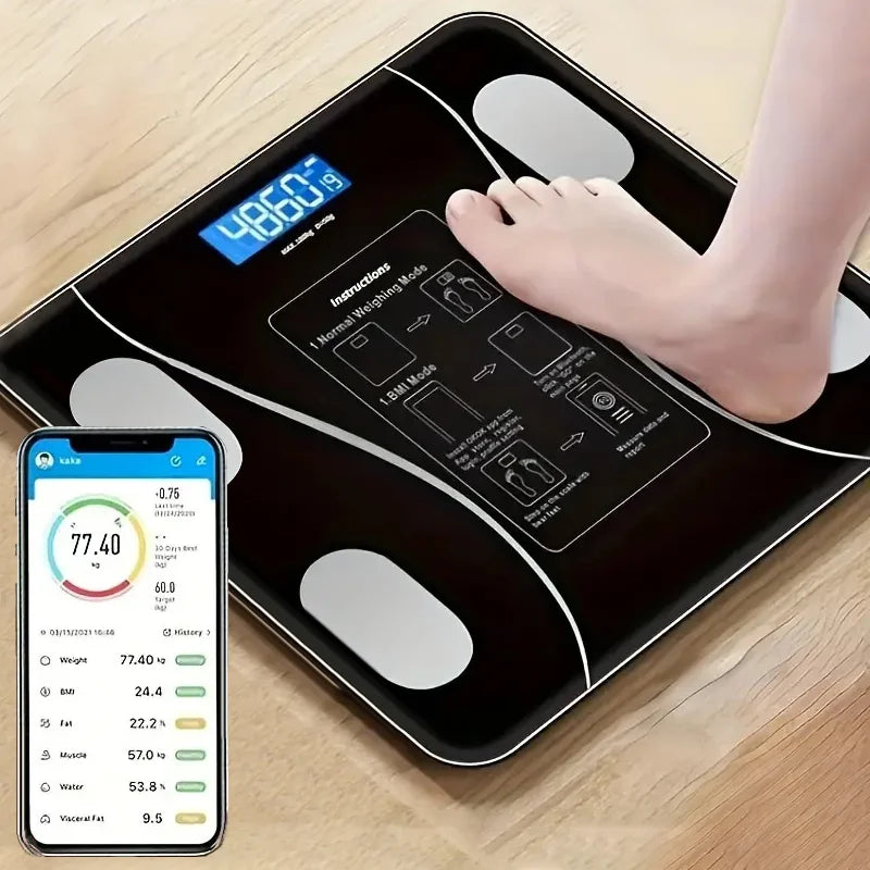 Smart LED Digital Bathroom Weight Scale