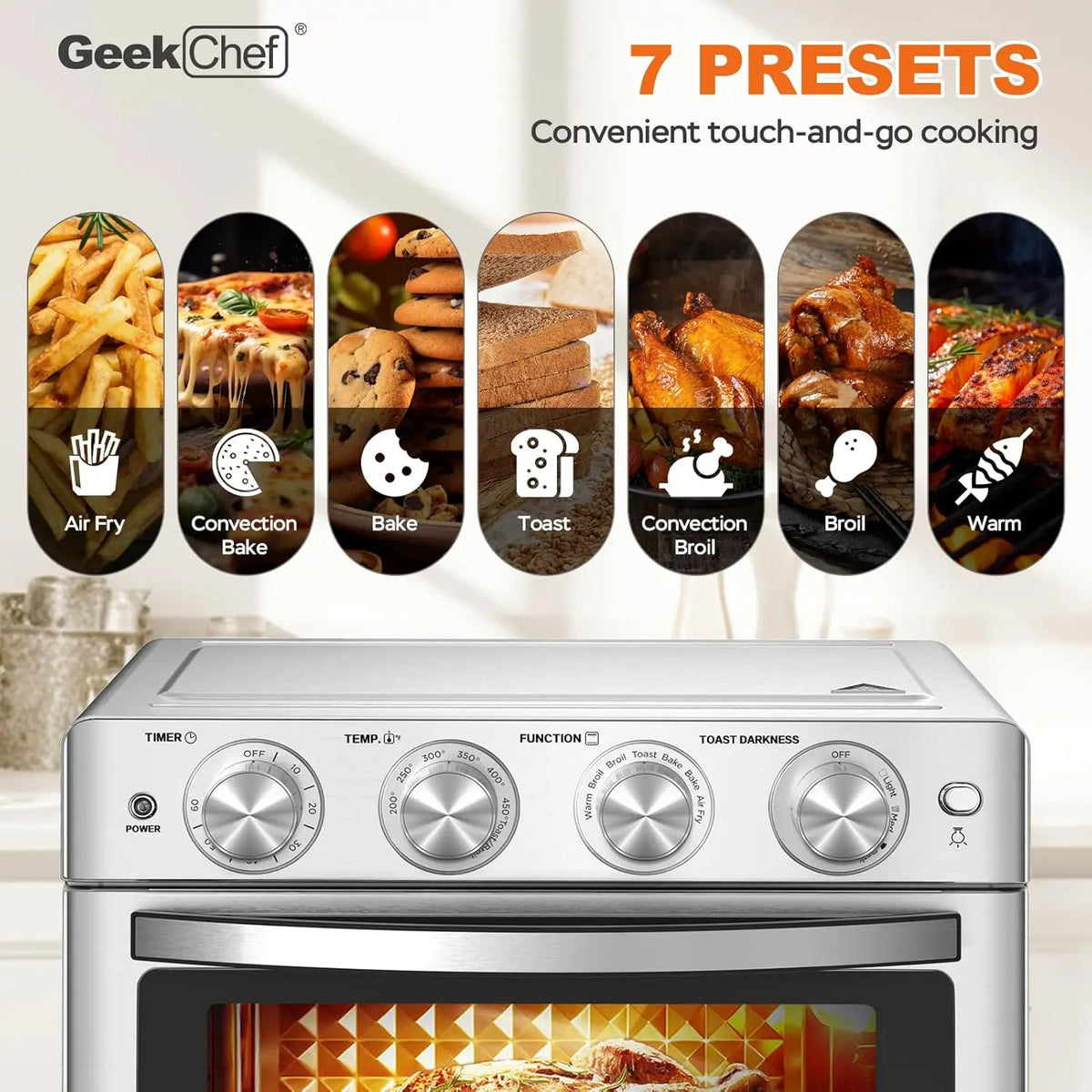 26 QT Air Fryer Toaster Oven